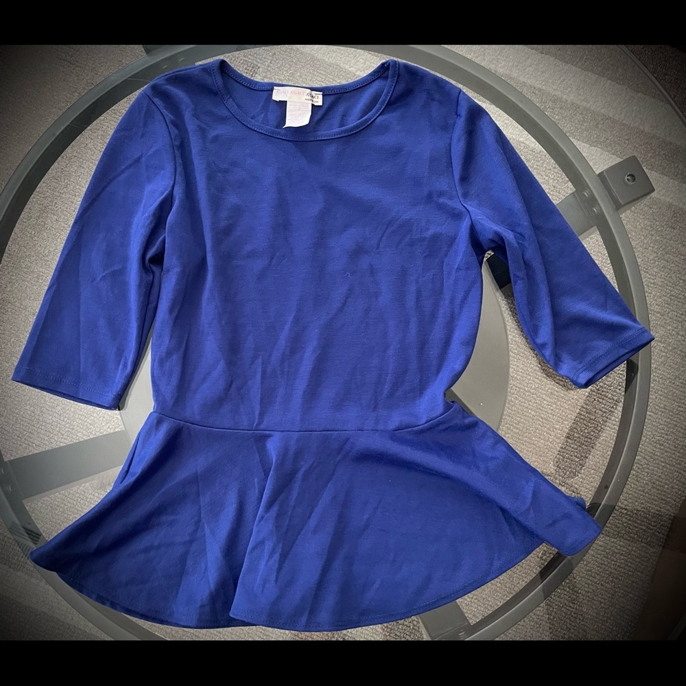 Blue Agaci top, size M